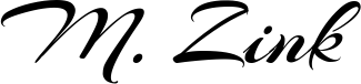 Signature of Mitch Zink